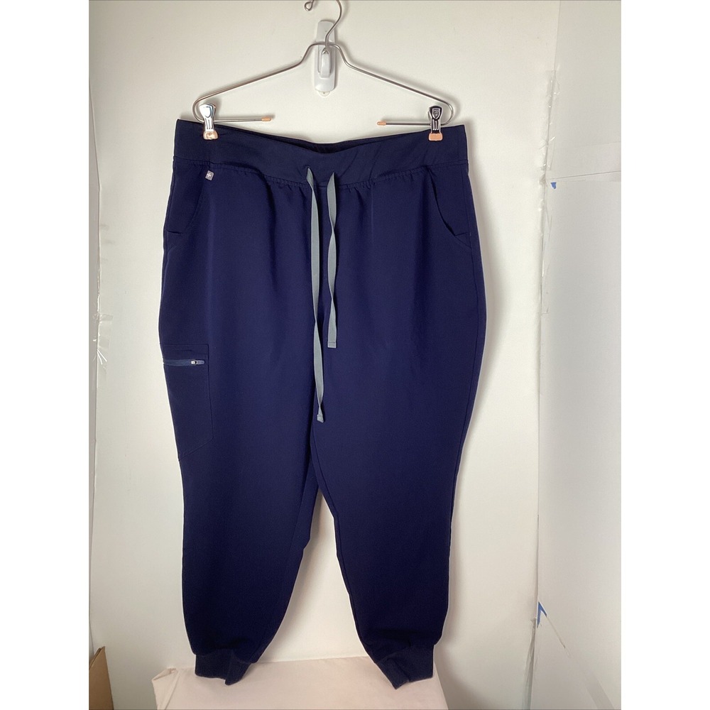 Figs Technical Collection Set Women's Size XXL Top Navy Blue Jogger Pants XXL-P - Picture 4 of 9